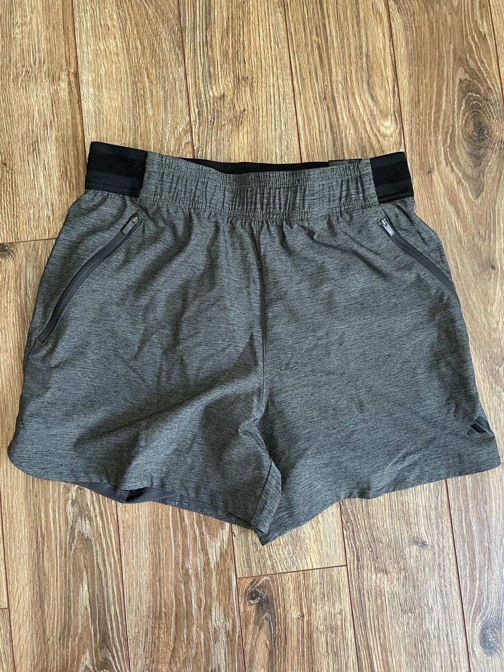 Men’s Gray Adidas Athletic Shorts